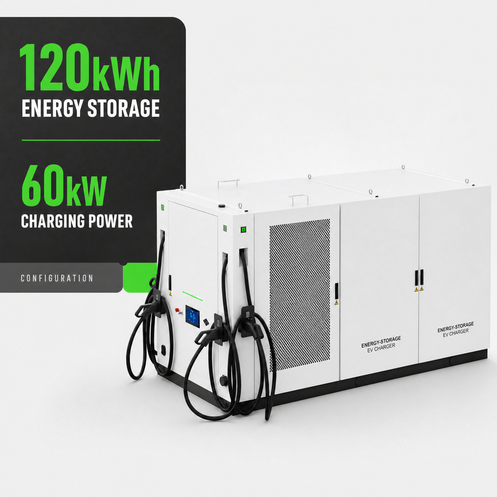 Public Charging BESS Energy Storage EV Station Fleet Commercial 418kWh 200kW 1MWh 480kW Project - LFP Battery Safety and Long Cycle Life