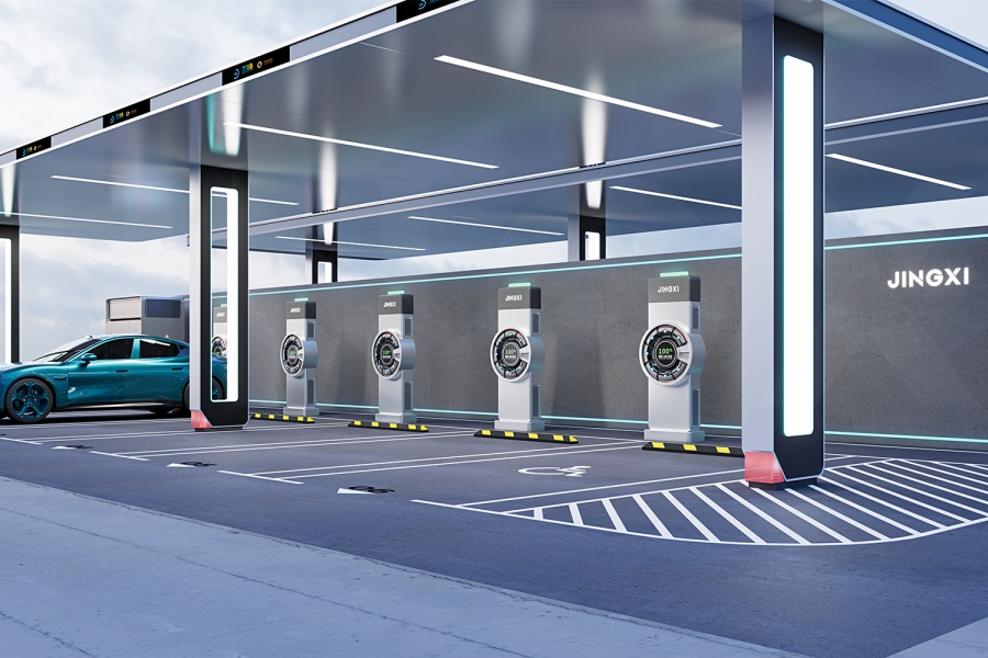 160KW CCS2 DC charger station