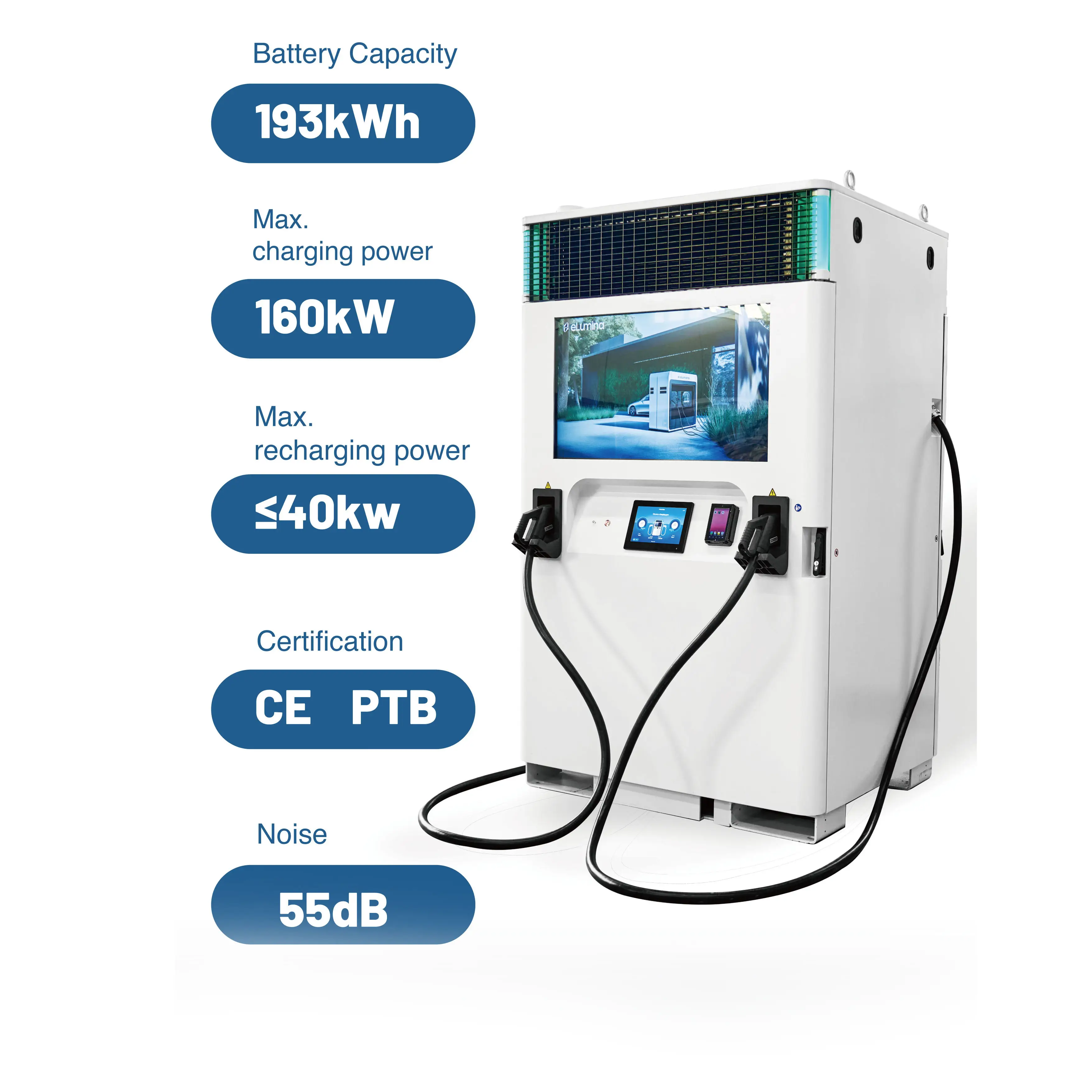 200kwh 120kw BESS Charger