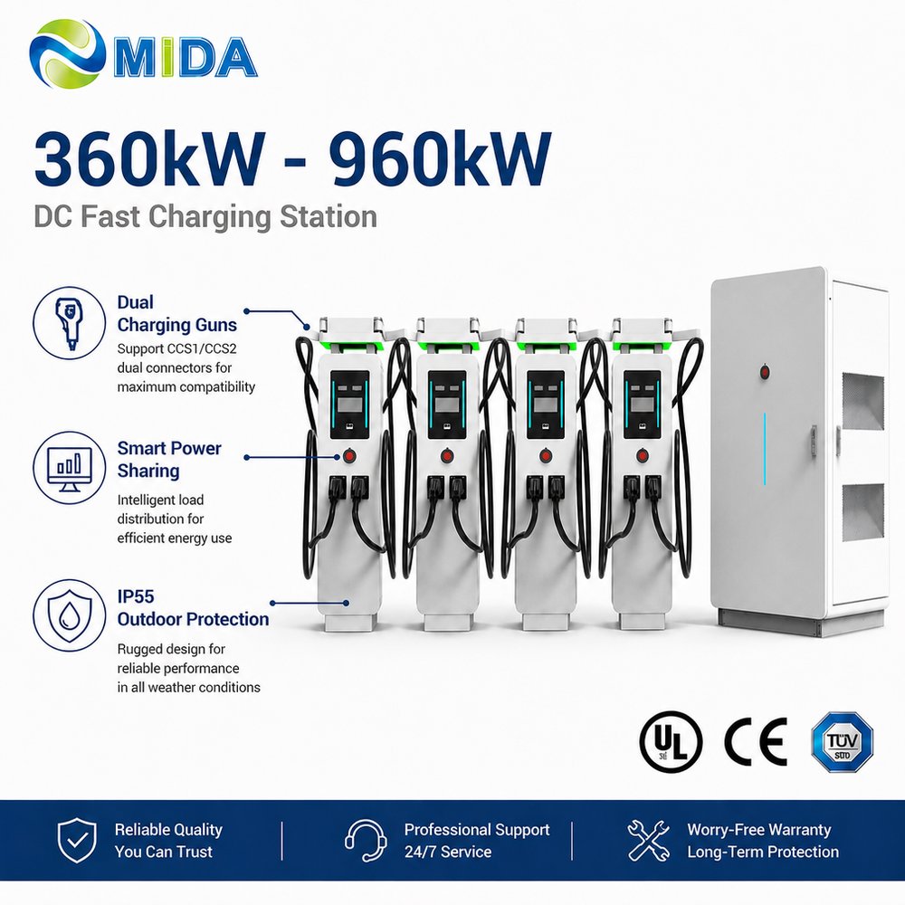 Modular Split DC Charging Station 360kW 720kW