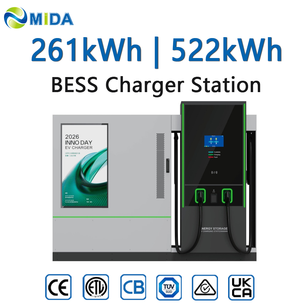 522kWh 240kW Factory Direct Solar Storage EV Charging Station Wholesale Commercial Infrastructure Procurement Projects - Peak Shaving and Demand-Charge Reduction
