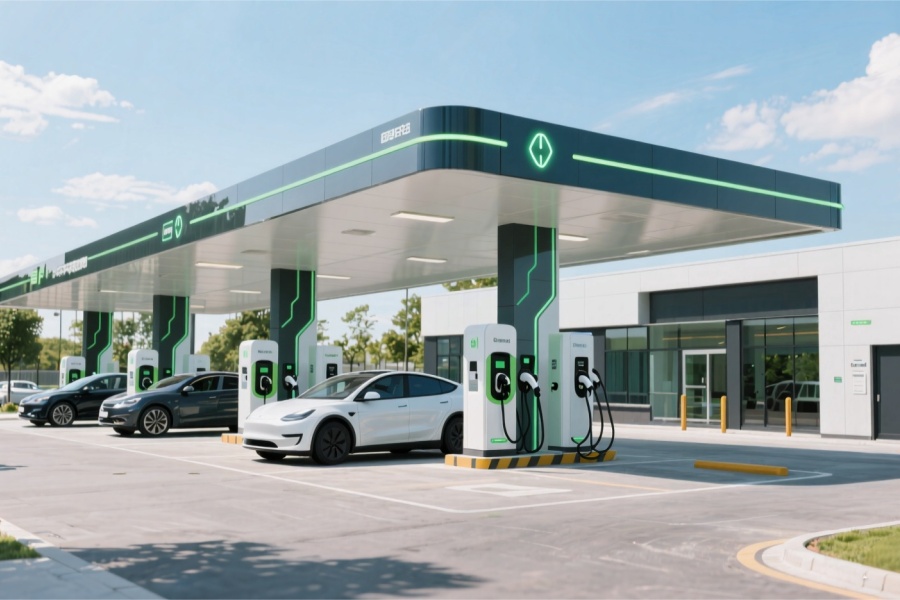 320KW CCS2 DC charger station