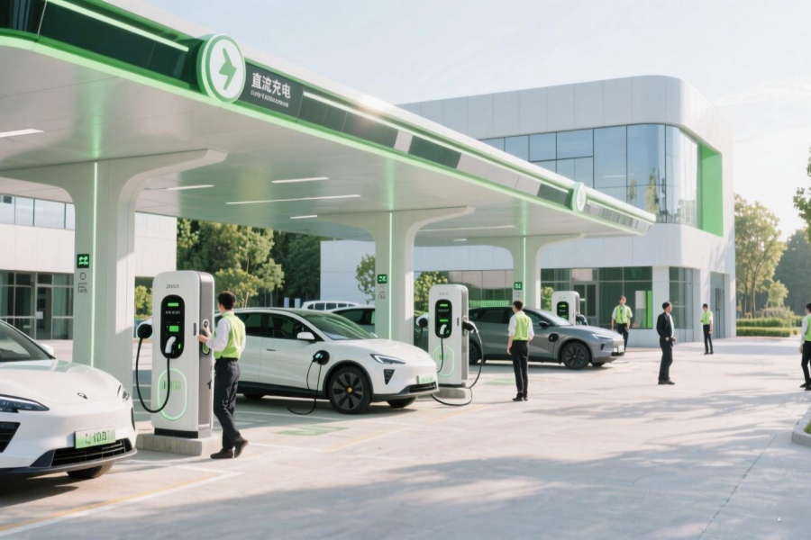 360 kW CCS1 DC ladestasjon