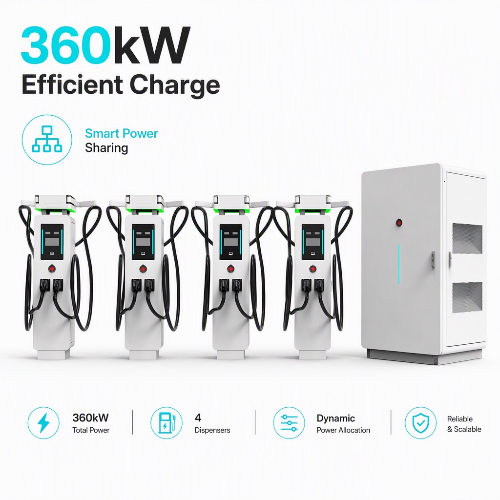 Modular Split DC Charging Station 360kW 720kW