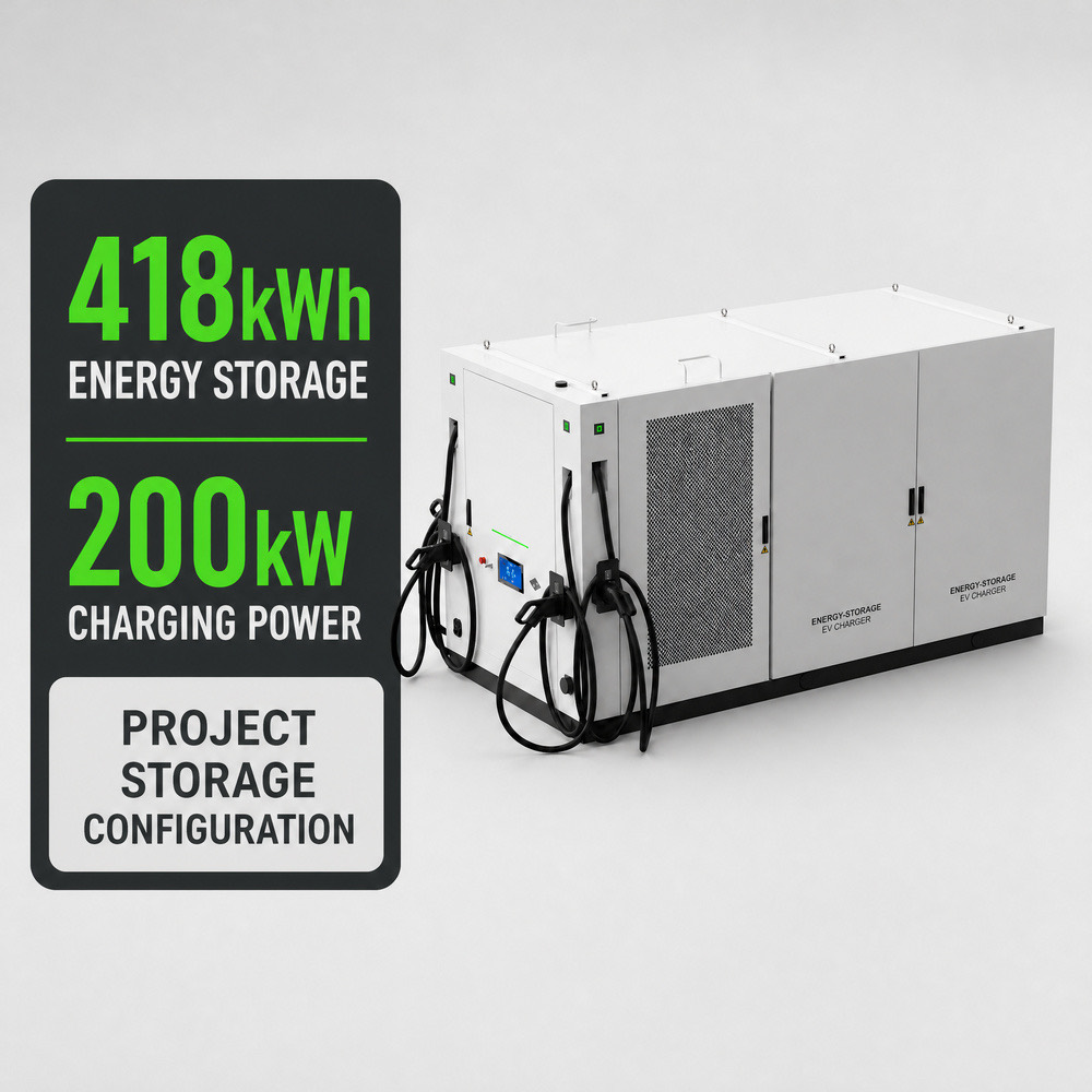 Factory Direct BESS Battery Energy Storage EV Charger Canada Winter 100kW 240kWh 261kWh 120kW - LFP Battery Safety and Long Cycle Life