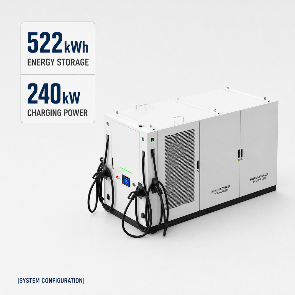 OCPP Smart BESS EV Charging Energy Storage System China 160kWh 90kW Public Hub - After-Sales Support and OEM ODM Service