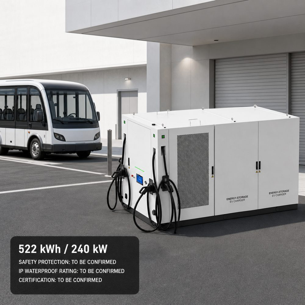 Microgrid BESS Battery Energy Storage EV Charging Infrastructure China 240kW 260kWh 482kWh 320kW Energy - Modular Scalability and Flexible Deployment