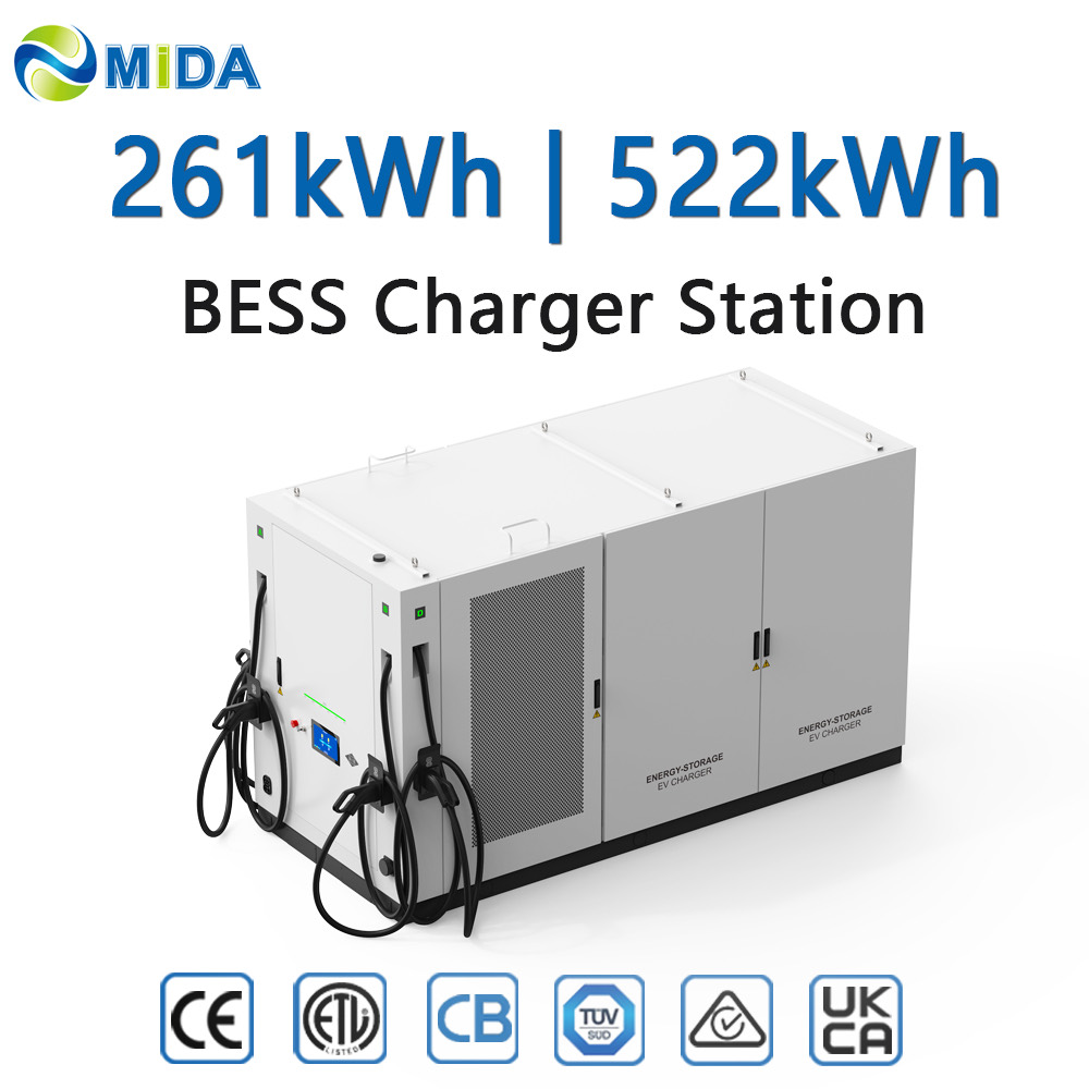 Integrated BESS Battery Storage EV Charging Energy System Korea 200kWh 120kW 241kWh 160kW Wholesale - Integrated BESS and DC Charging Architecture