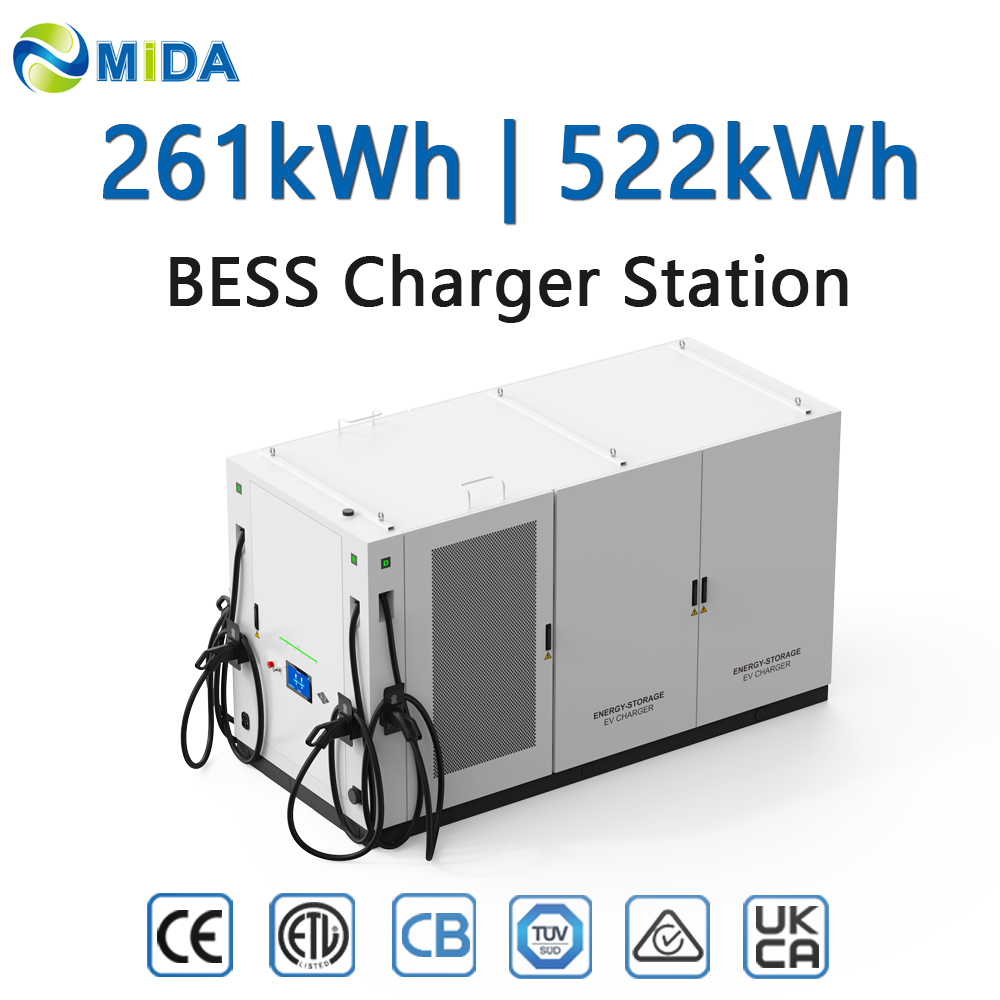 200kWh 120kW Integrated Solar Storage EV Charging Station For Commercial Fleet Infrastructure Deployment Projects - Peak Shaving and Demand-Charge Reduction