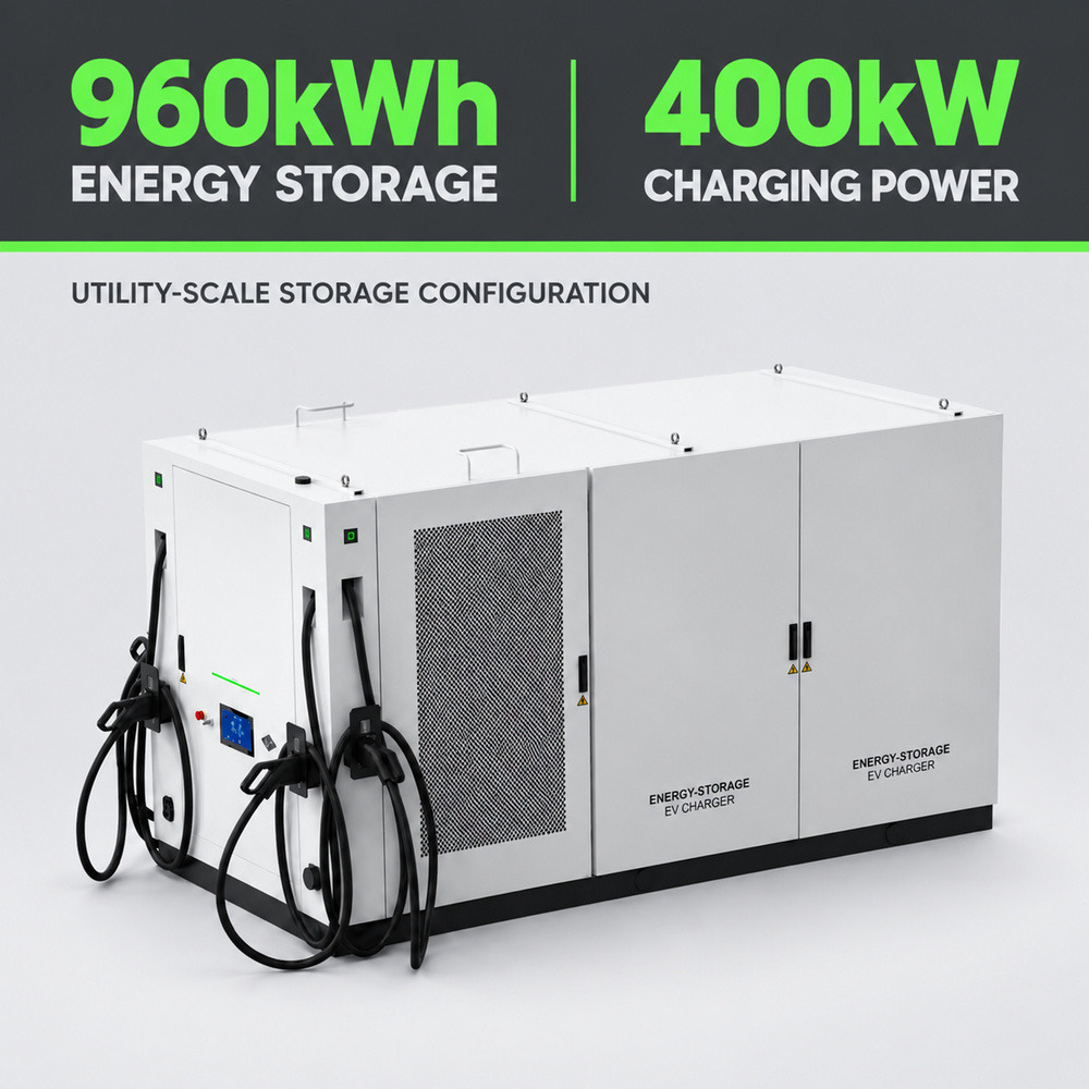 Load Balancing BESS Energy Storage EV Fast Charger Generator 522kWh 240kW 60kWh 30kW Energy - Modular Scalability and Flexible Deployment