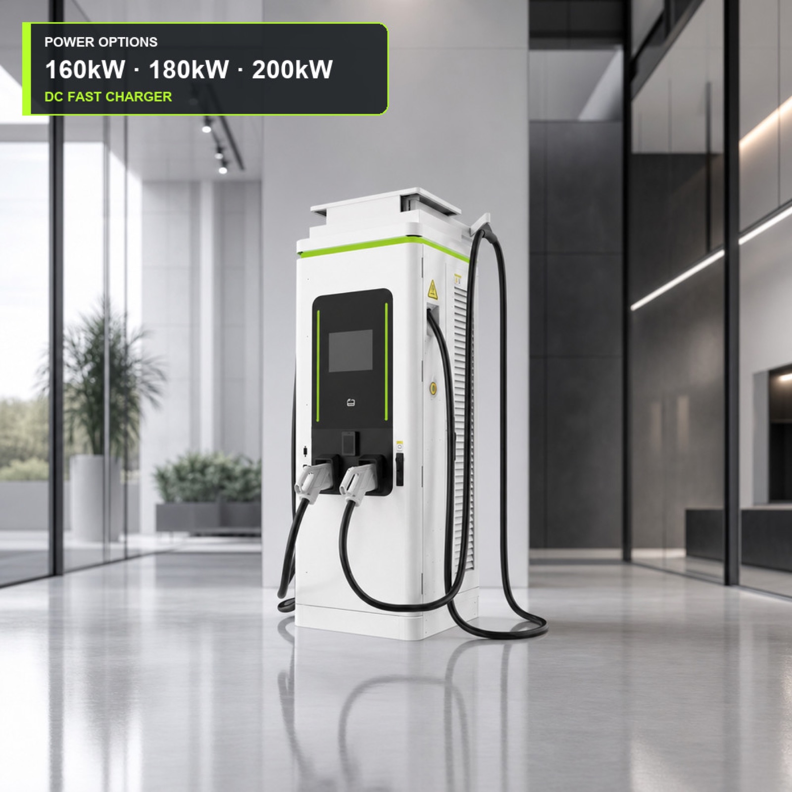Solar CCS1 NACS DC 90kW 150kW V2H Public DC EV Charger Motorway Service Area - Fast Deployment at Solar and Remote Sites