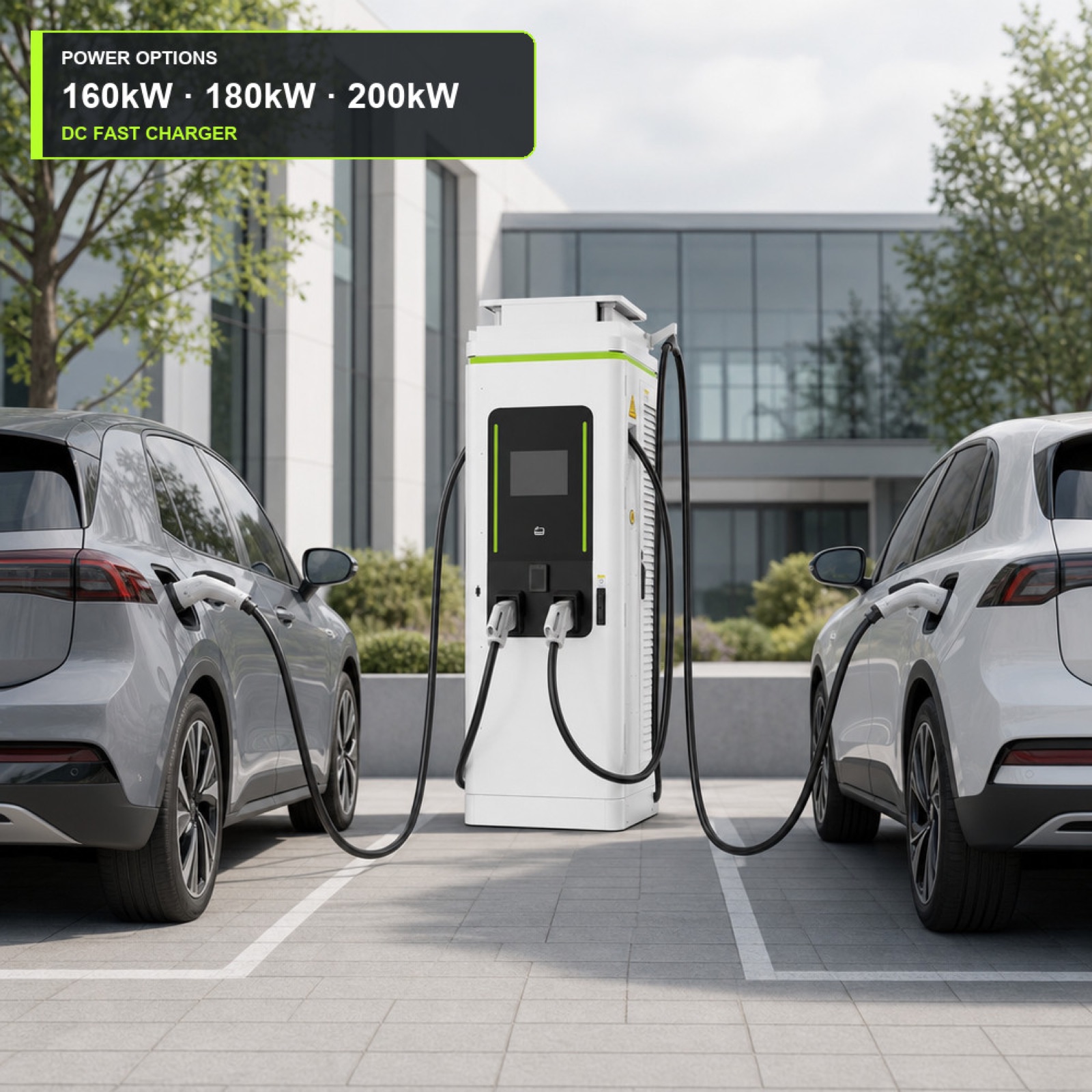 350kW 420kW 60kW Autobahn Germany Rooftop Solar DC DC EV Charger Highway Charging Hub - Safety, Compliance and Long Service Life