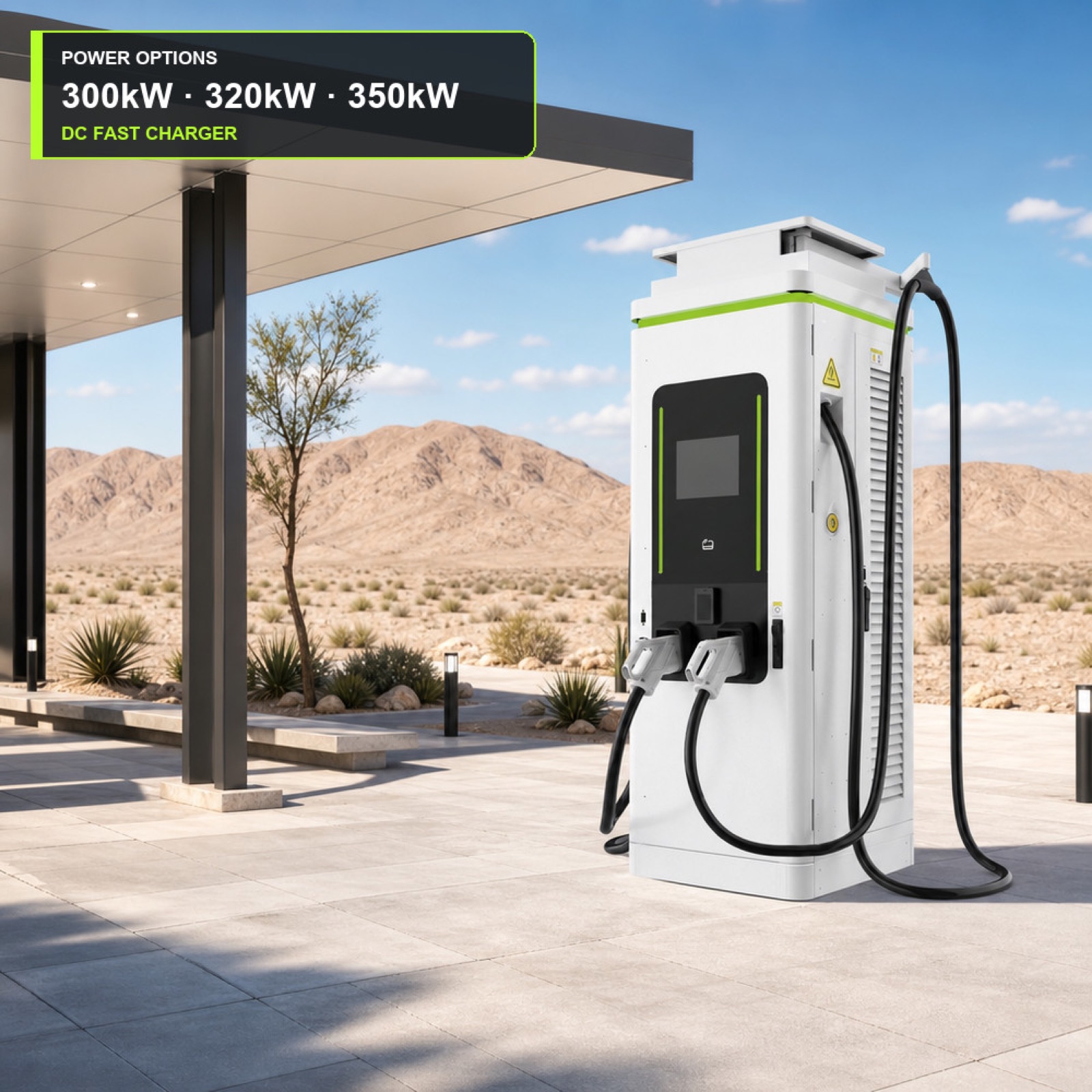 PV Liquid Cooled DC 600kW 90kW CCS2 Motorway DC Charger Commercial Fleet Charging Scalable - Fast Deployment at Solar and Remote Sites