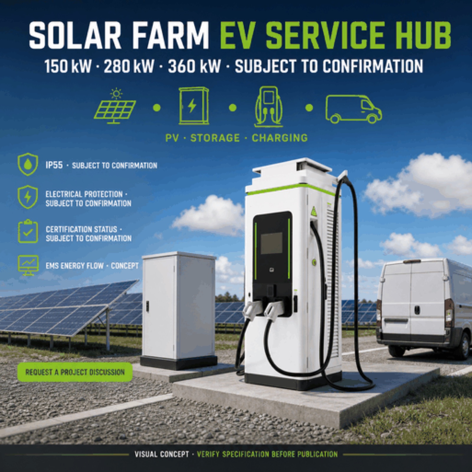 Solar Canopy DC DC 320kW 400kW 600kW Highway Smart EV Charger Bus Depot Charging - Safety, Compliance and Long Service Life