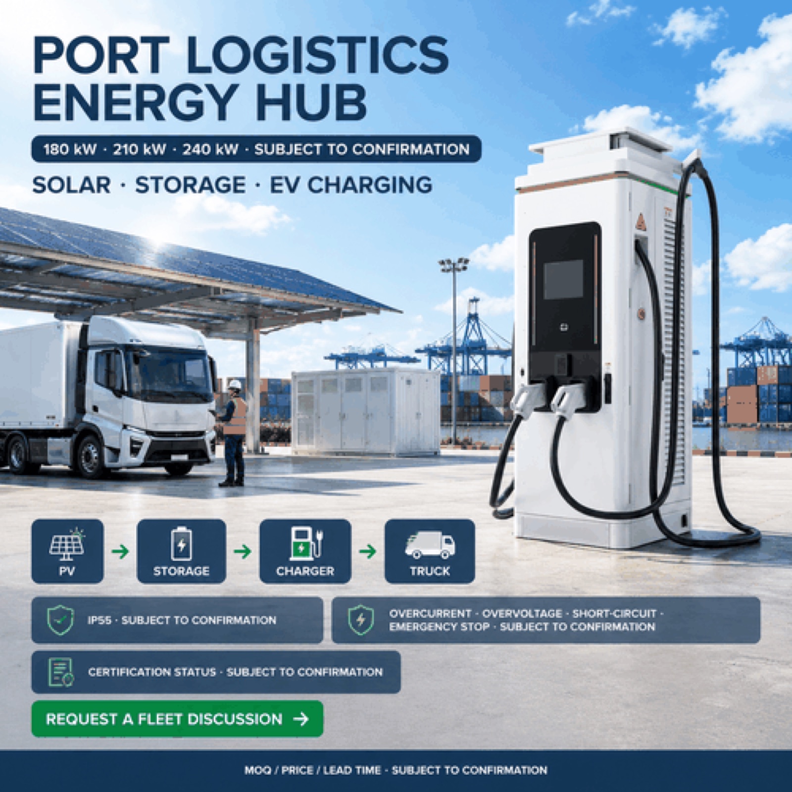 Solar CCS1 NACS DC 90kW 150kW V2H Public DC EV Charger Motorway Service Area - Grid-Tie, Off-Grid and Hybrid Operation