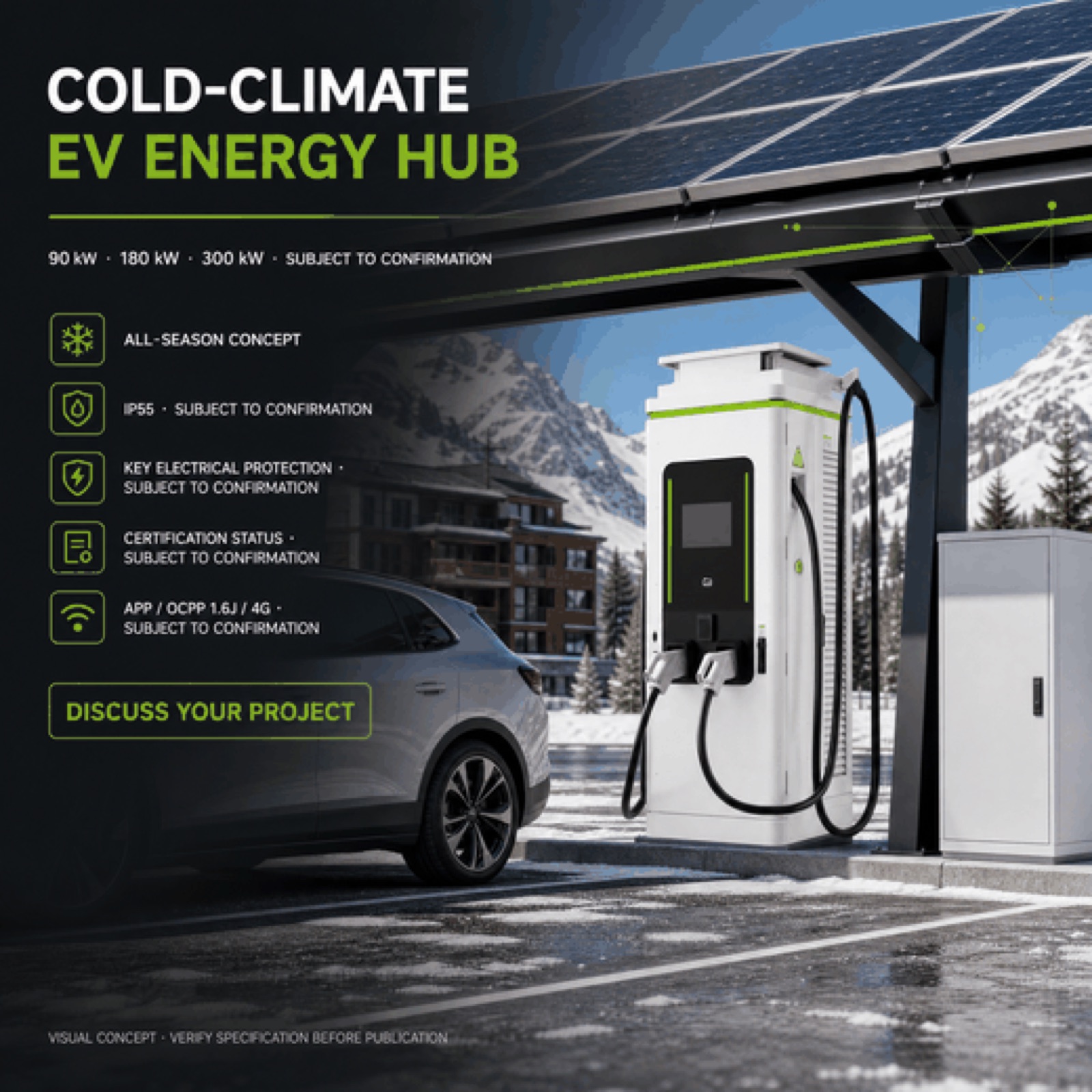 600kW 90kW Korea Smart Standalone Solar DC DC Fast Charger Resort Public Charging Modular - High Efficiency and Lower Operating Cost