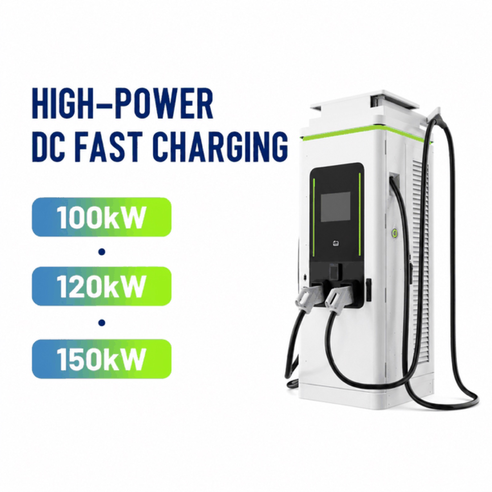 Industrial Solar DC DC 90kW 150kW NACS Winter EV Charging Station EV Infrastructure Project - Smart, Networked and Payment-Ready DC Charger