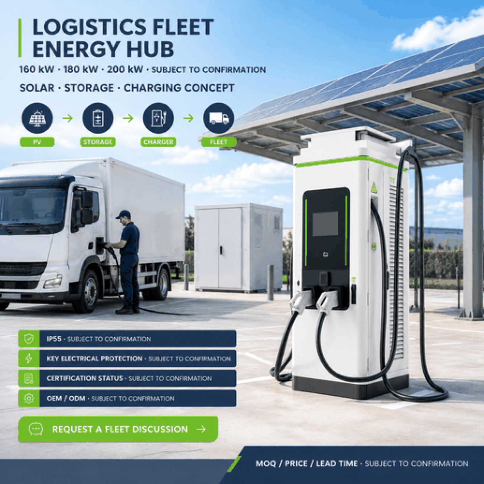 350kW 420kW Remote Fast Hybrid Solar DC DC EV Charging System Smart Grid Charging - Fast Deployment at Solar and Remote Sites