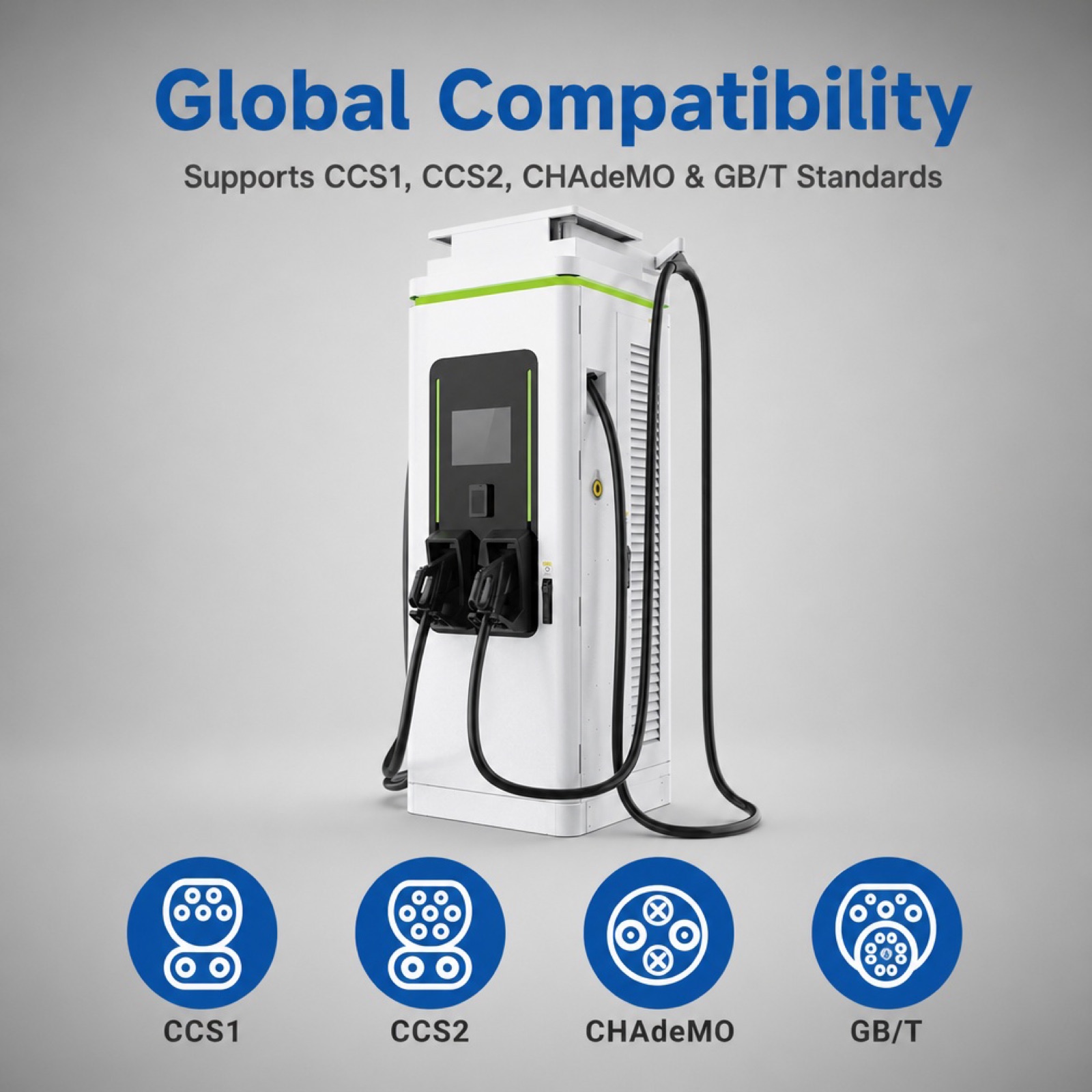 200kW 360kW CCS2 V2G Bidirectional DC EV Charger Grid UltraRapid Renewable Energy Charging Network - High Efficiency and Lower Operating Cost