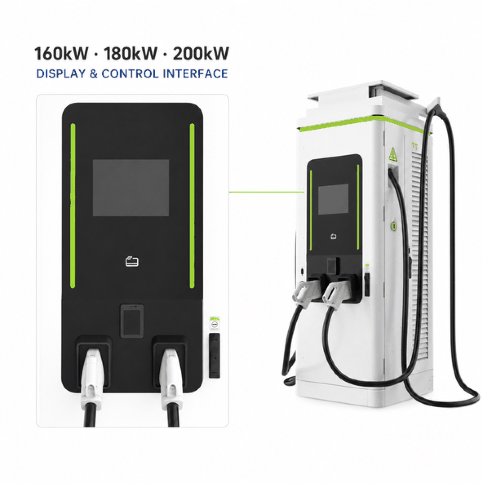 420kW 100kW CHAdeMO CCS2 DC Fast Charger Rapid France Smart Grid Charging Modular Design - Smart, Networked and Payment-Ready DC Charger