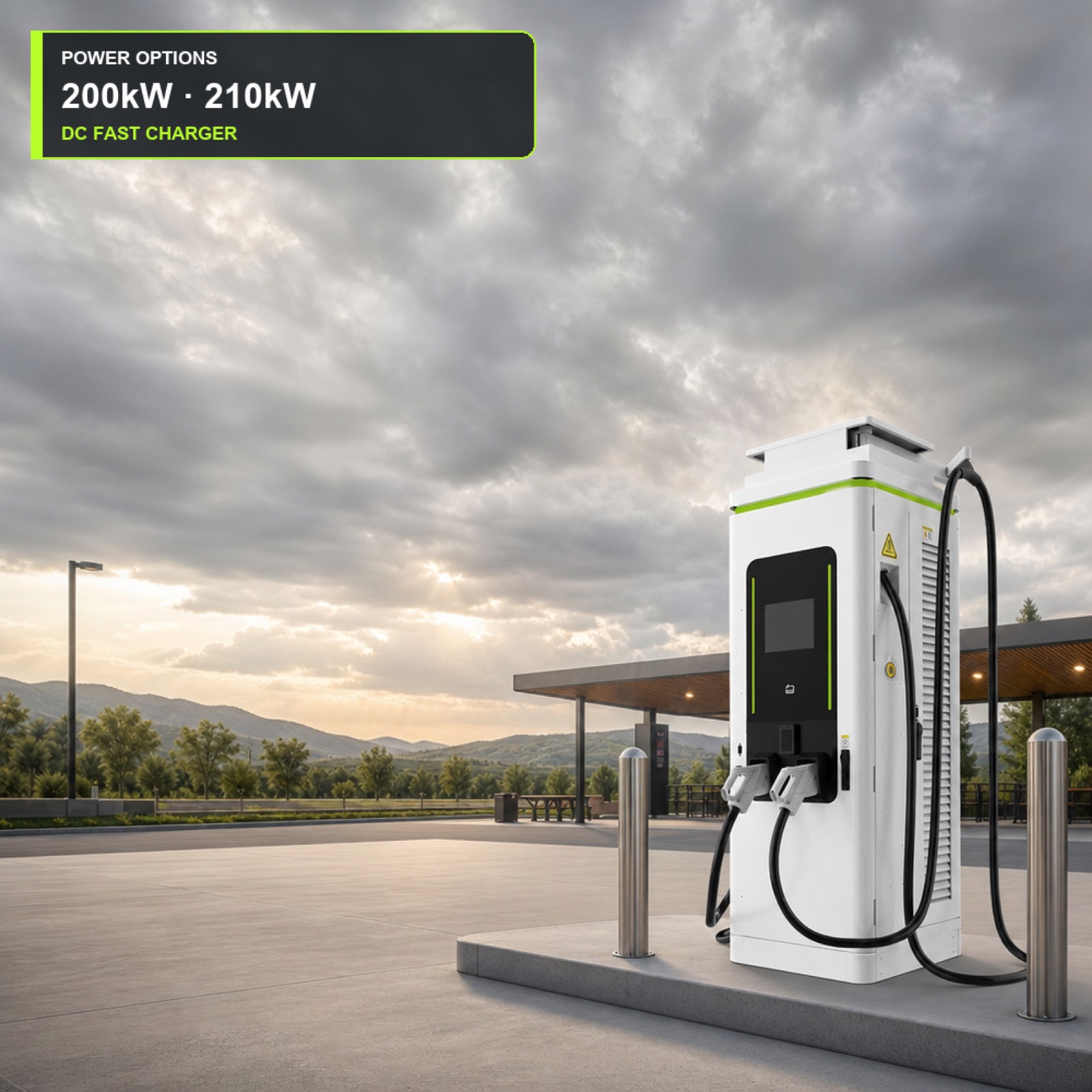 CCS2 Commercial DC 180kW 80kW Fast Charging Hub Fleet Norway Smart Grid Charging Project - Safety, Compliance and Long Service Life