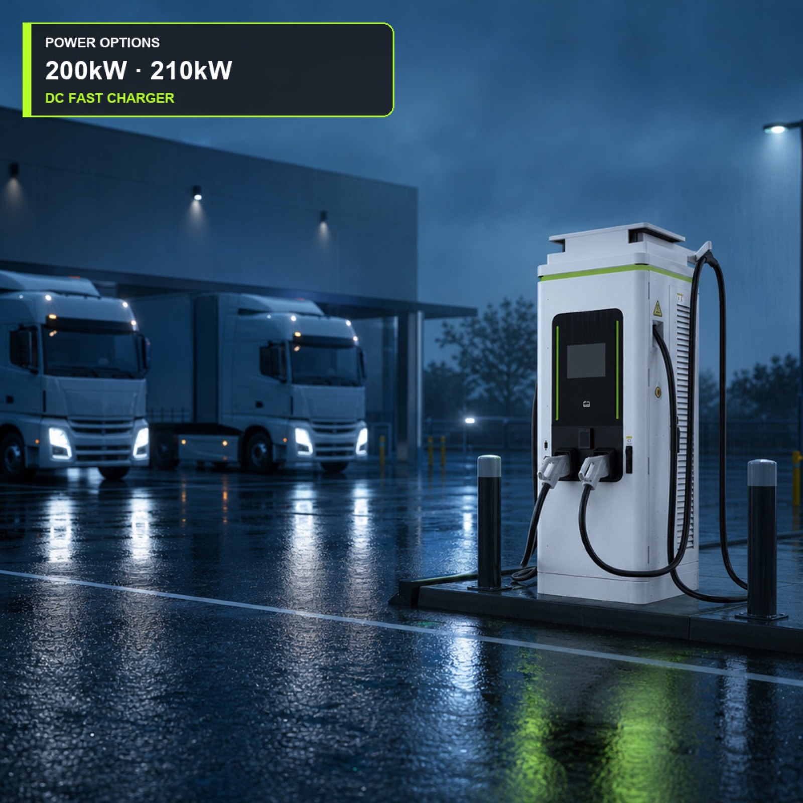 Smart DC Fast 240kW 300kW Charging Station UltraRapid ISO15118 Heavy Duty Charging Export Model - High Efficiency and Lower Operating Cost