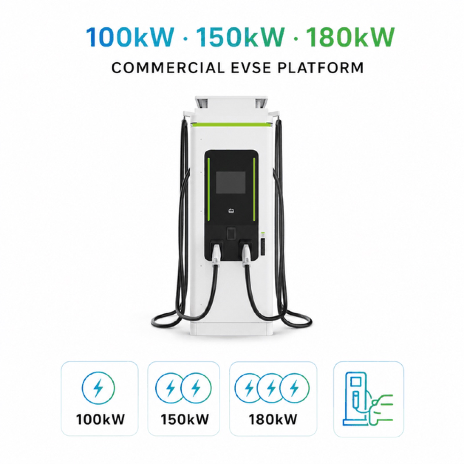 Satellite DC Fast 320kW 240kW Charging Station ISO15118 Germany Municipal Fleet Charging Fleet Solution - High Efficiency and Lower Operating Cost