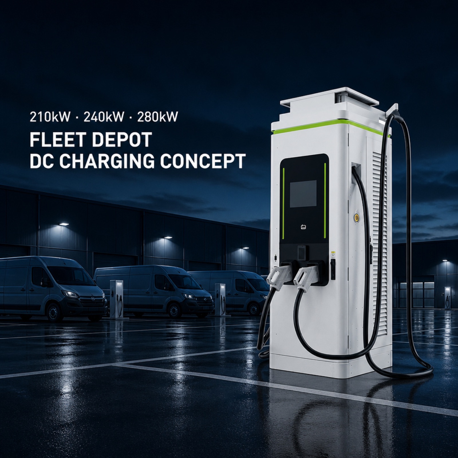 100kW 200kW CCS2 V2G Bidirectional DC EV Charger Public Highway Energy Management Charging Smart - High Efficiency and Lower Operating Cost