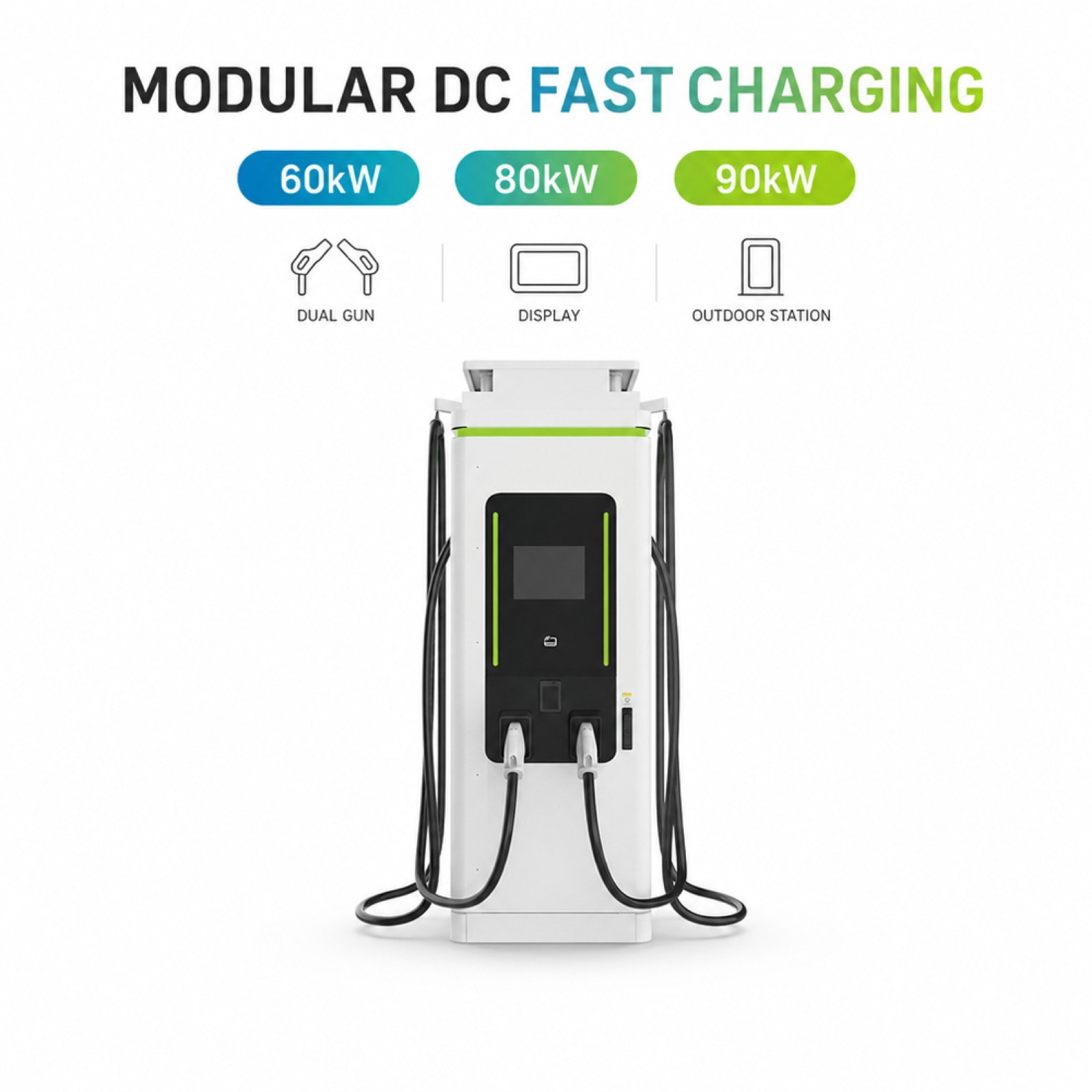 Smart DC Fast 420kW 120kW 160kW Charging Station Arctic Remote Highway Charging Hub Network - Built for Demanding Outdoor Commercial Duty