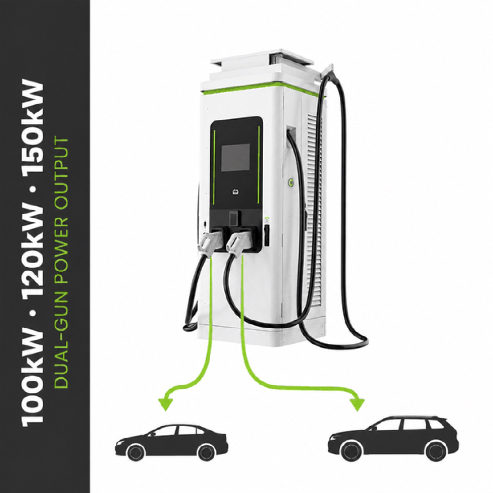 600kW 280kW 100kW Multi Port DC Fast EV Station Rugged Norway Heavy Duty Charging - Smart, Networked and Payment-Ready DC Charger