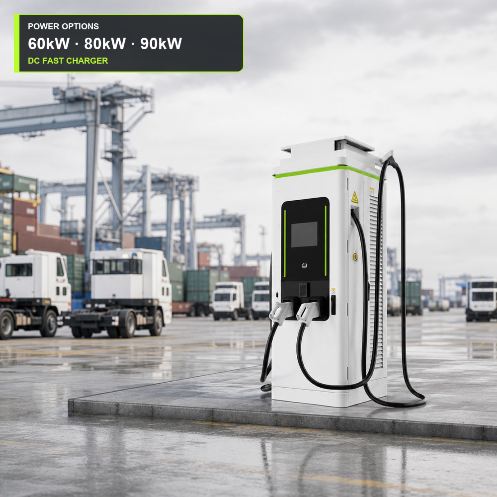 Renewable Solar DC 160kW 180kW EV Charging Station 800V United Motorway Service Area Scalable - Safety, Compliance and Long Service Life
