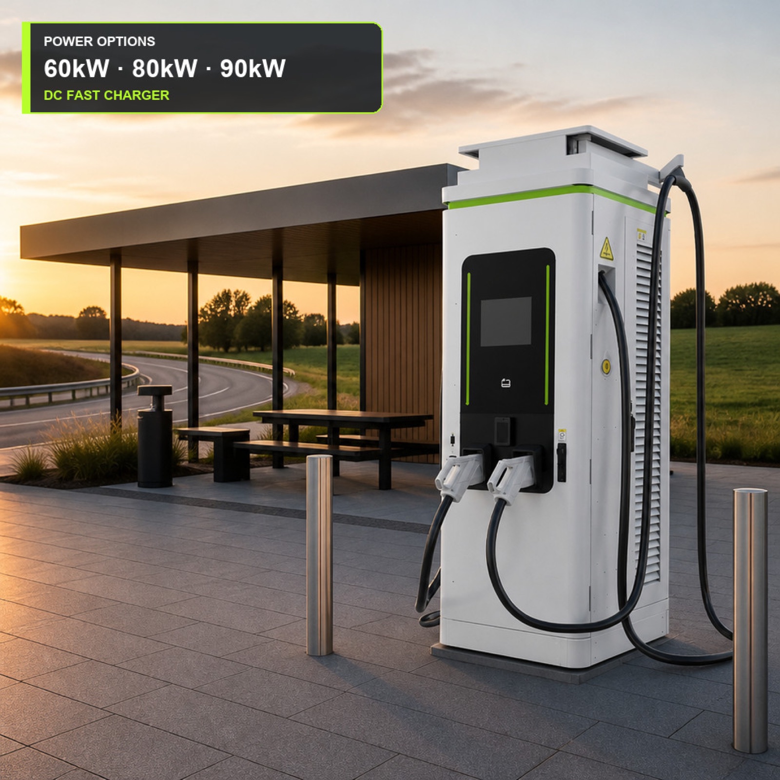 210kW 350kW CCS1 NACS 800V DC Fast Charger CCS2 OCPP Campus Public Charging Dynamic - Fast Deployment Across Many Commercial Sites