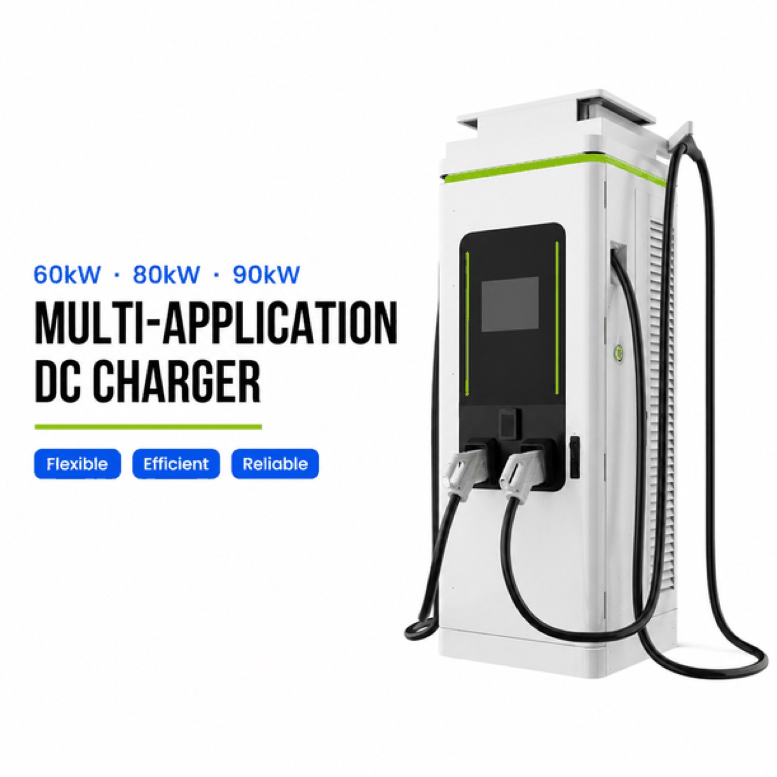 CCS2 V2G Bidirectional 100kW 400kW DC EV Charger Tourism Fleet Truck Charging Station Outdoor - Built for Demanding Outdoor Commercial Duty