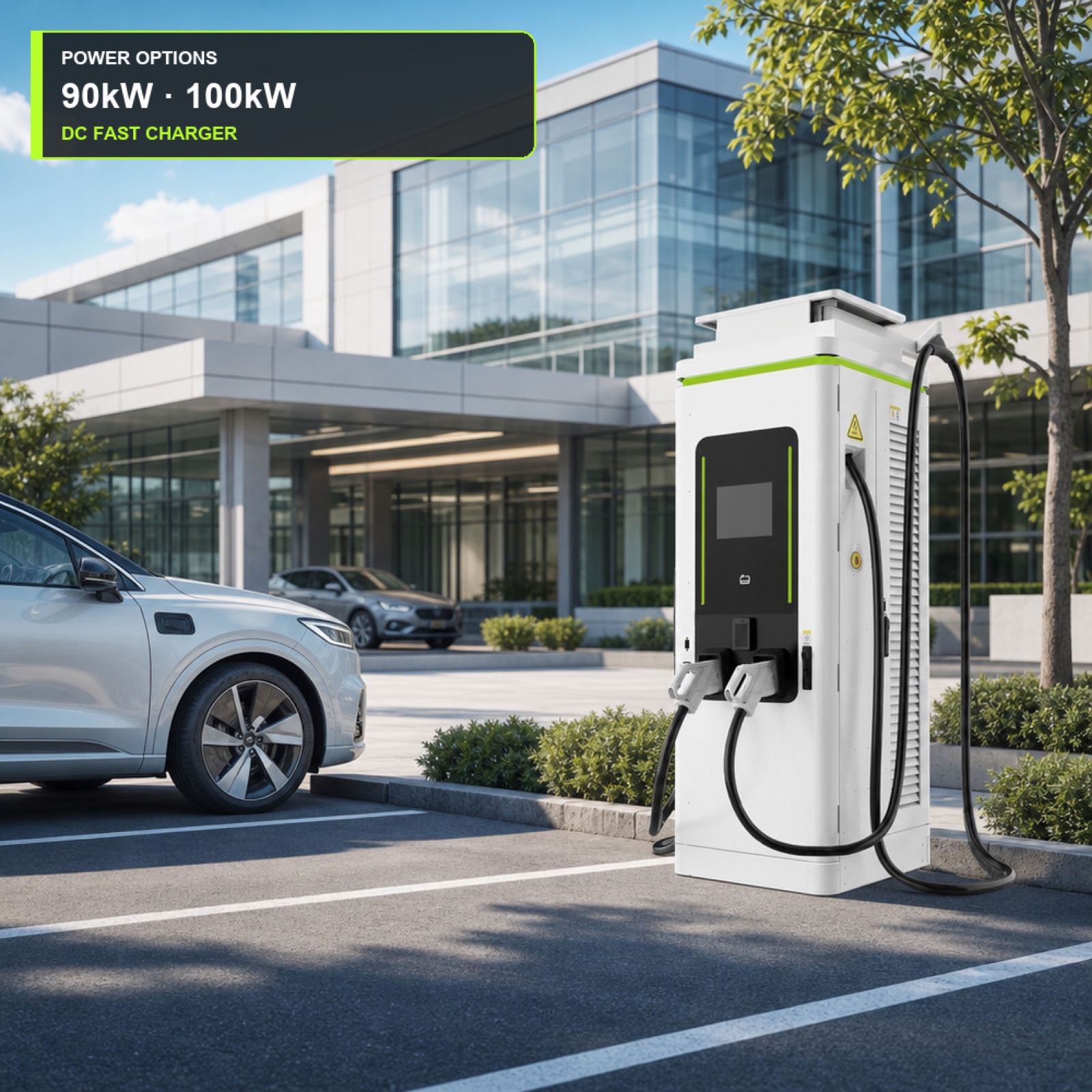 320kW 80kW CCS2 ISO15118 Smart DC EV Charger Highway Fast Heavy Duty Charging Scalable - Flexible 320kW-80kW Floor-Standing DC Power