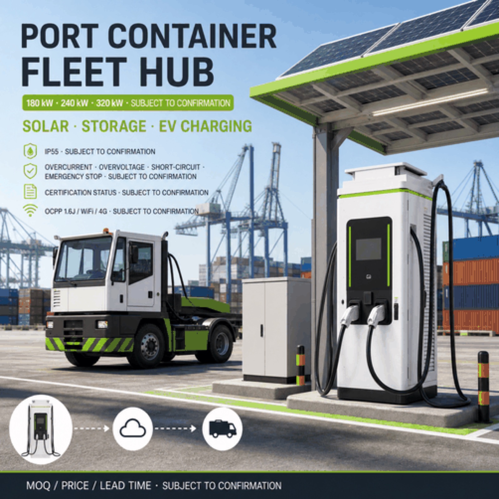 CCS2 ISO15118 Smart 360kW 480kW DC EV Charger OCPP V2G Electric Bus Charging Modular - Built for Demanding Outdoor Commercial Duty