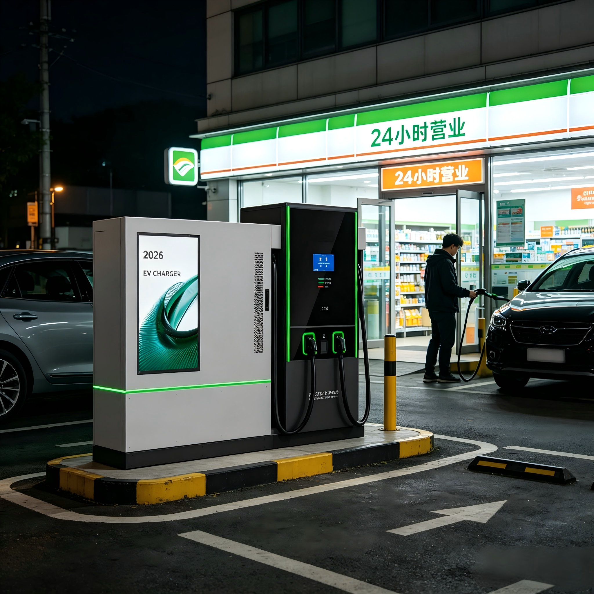 Advertise display ESS DC Charging Pile
