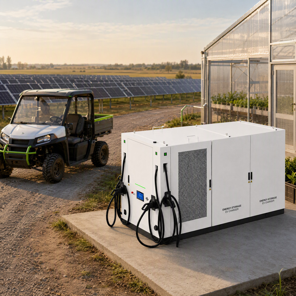 Load Balancing BESS Energy Storage EV Fast Charger Generator 522kWh 240kW 60kWh 30kW Energy - Solar Integration and Off-Grid Resilience