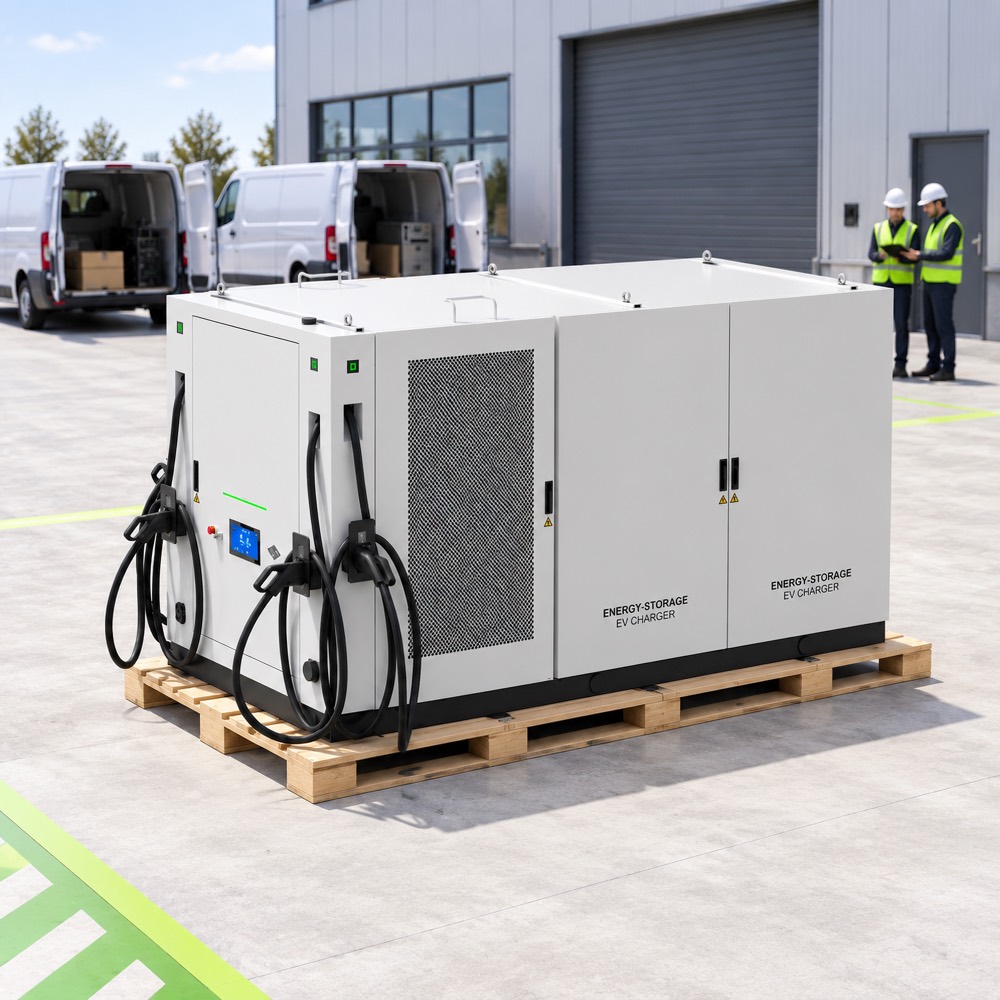 Industrial BESS Energy Storage DC Fast EV Charger Australia NEM 960kWh 400kW 50kW 93kWh - Peak Shaving and Demand Charge Reduction