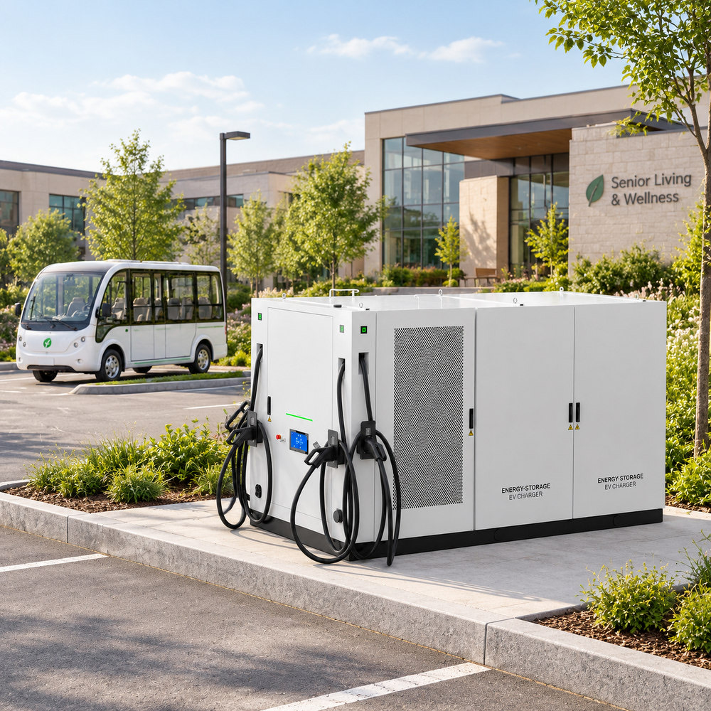 Integrated BESS Battery Storage EV Charging Energy System India Solar 241kWh 160kW 418kWh 200kW - LFP Battery Safety and Long Cycle Life