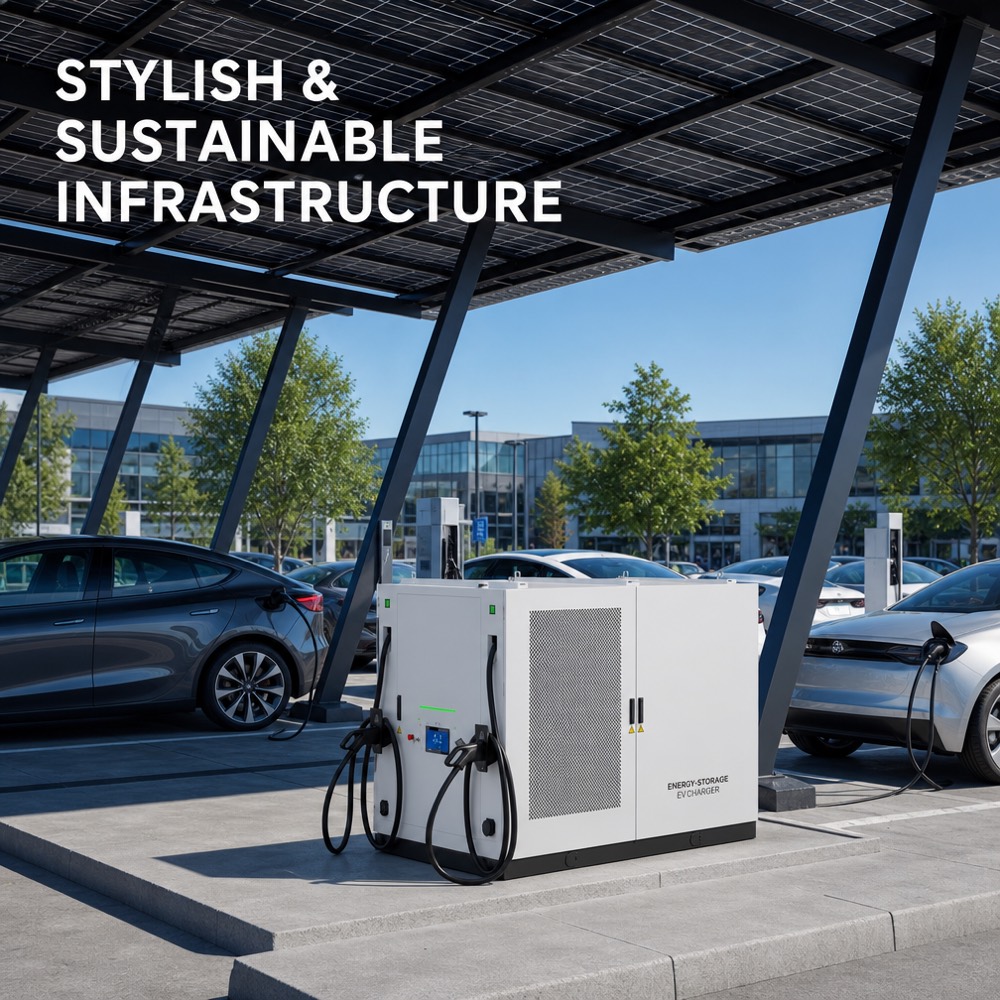 Industrial BESS Energy Storage DC Fast EV Charger Australia NEM 960kWh 400kW 50kW 93kWh - Outdoor-Rated Durability and Global Certification