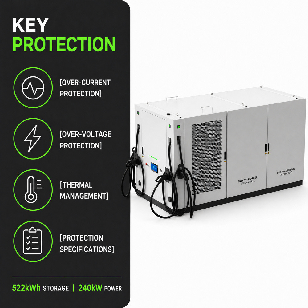 Industrial BESS Energy Storage DC Fast EV Charger Grid Stability 232kWh 120kW 418kWh 180kW - Solar Integration and Off-Grid Resilience