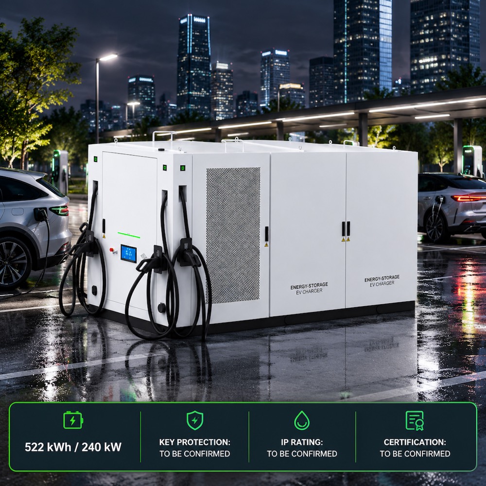Advanced Trade BESS EV Charging Energy Storage System Battery Fast 1000kWh 480kW 200kWh 120kW - After-Sales Support and OEM ODM Service