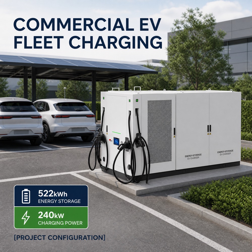 Solar Storage BESS EV Charging Energy Management System 482kWh 320kW 1000kWh 480kW Wholesale Supply - Smart Management, OCPP and Remote Control