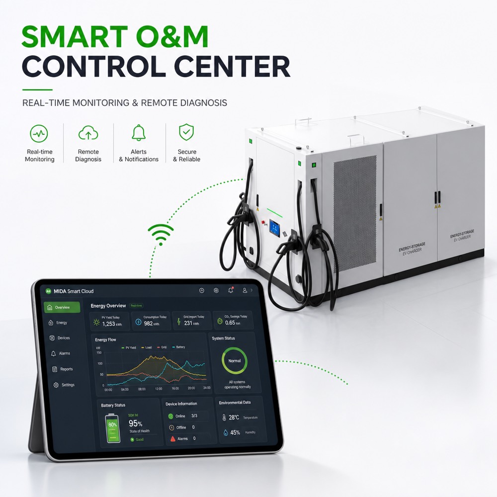 Utility Scale BESS Battery Storage EV Charging System Grid Fast 418kWh 180kW Solar Integration - Modular Scalability and Flexible Deployment