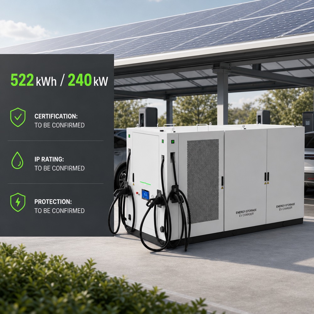 كۆچمە BESS ئېنېرگىيە ساقلاش DC تېز توك قاچىلىغۇچ 120kWh 60kW پونكىت ھەل قىلىش چارىسى - مودۇللۇق كېڭەيتىشچانلىقى ۋە جانلىق ئورۇنلاشتۇرۇش