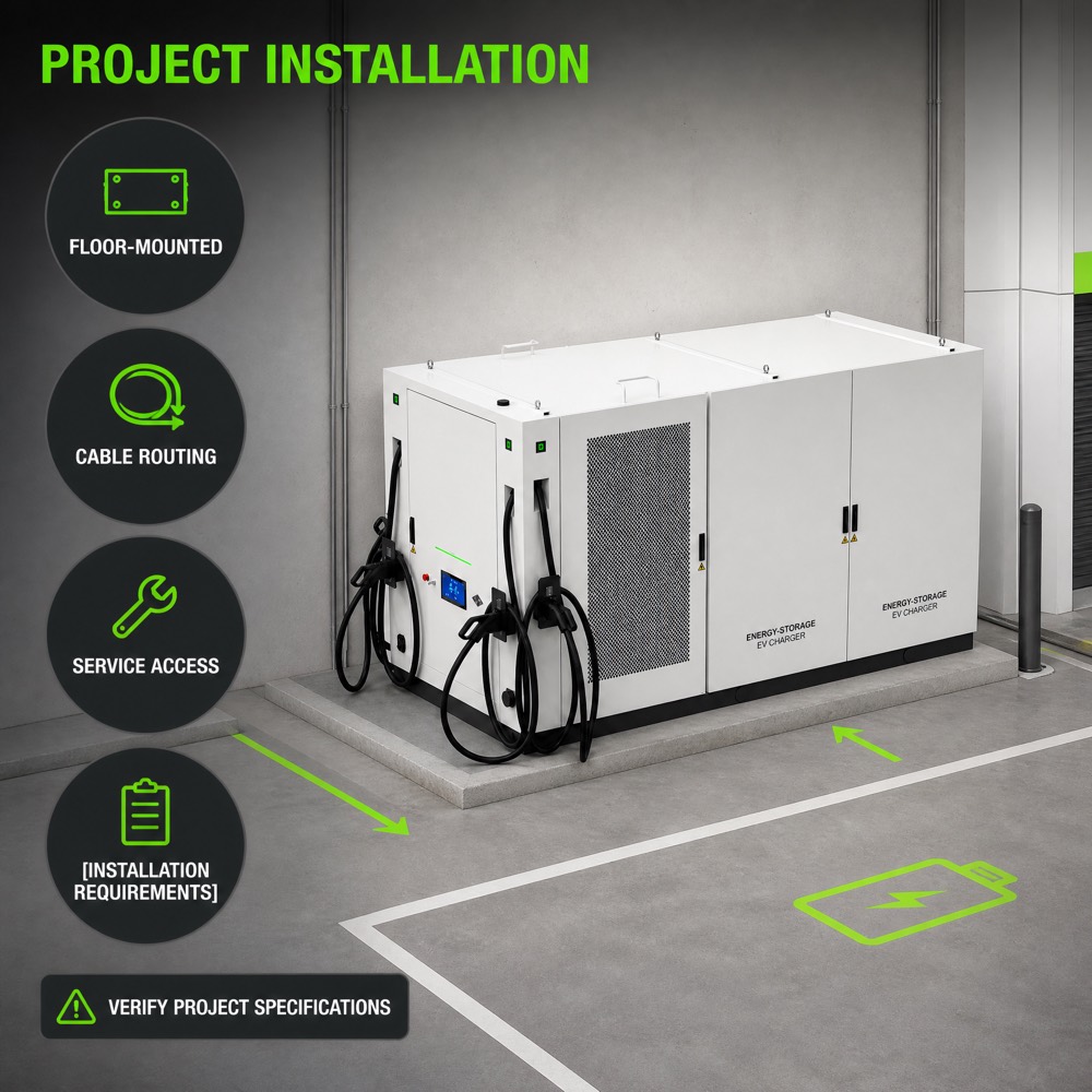 Fleet Charging BESS Battery Storage EV Infrastructure Africa South 160kWh 90kW Energy Management - Modular Scalability and Flexible Deployment