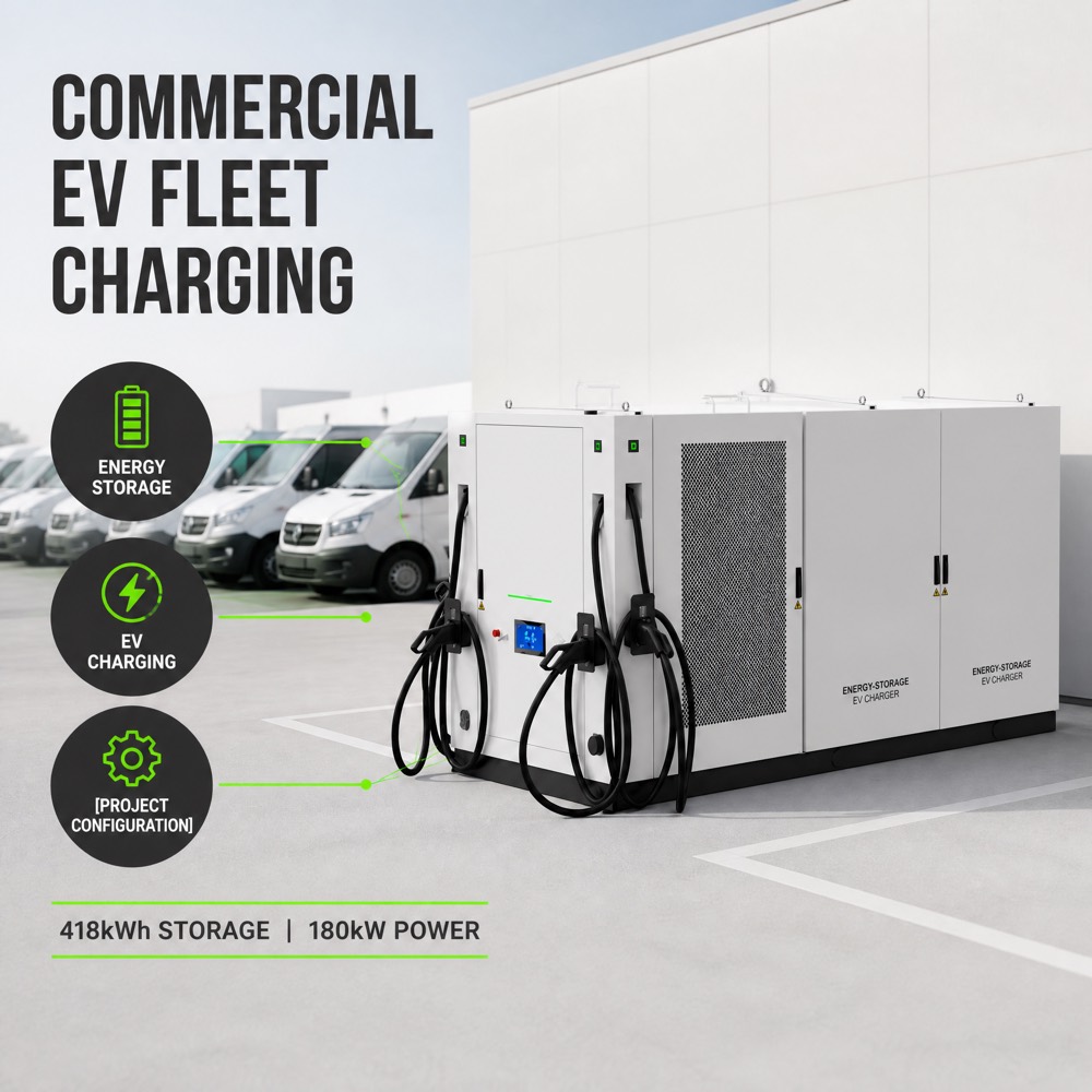 Containerized BESS Energy Storage EV Charging Infrastructure Offgrid Solar 960kWh 400kW 50kW 93kWh Public - Modular Scalability and Flexible Deployment