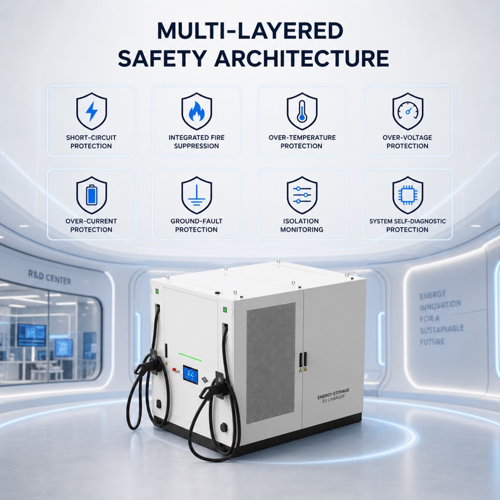Wholesale BESS Battery Storage EV Charging Station Japan V2H 418kWh 180kW Public Hub - Modular Scalability and Flexible Deployment