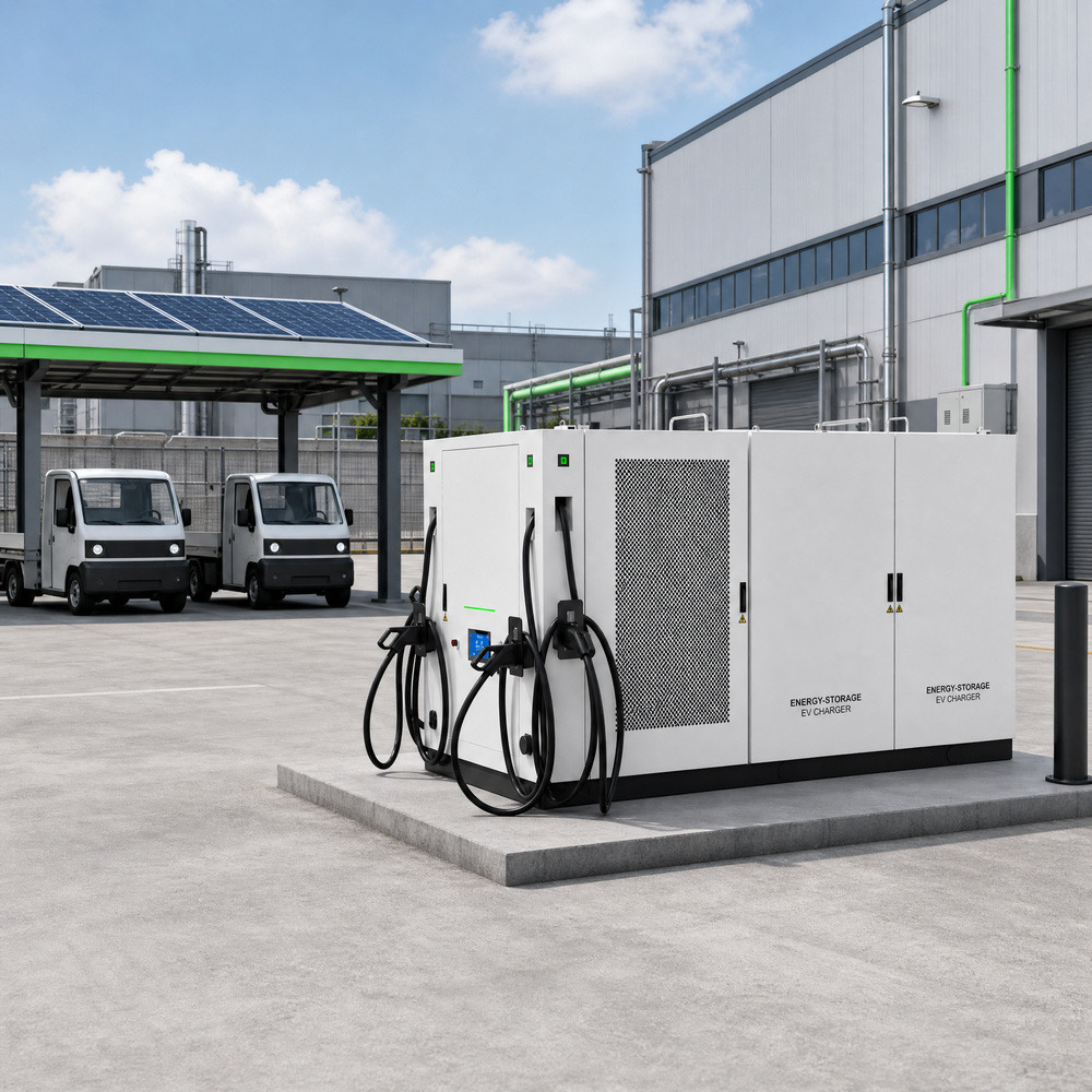 Scalable BESS Battery Energy Storage EV Charging Infrastructure Commercial Reliable 960kWh 420kW 120kWh 60kW - Smart Management, OCPP and Remote Control