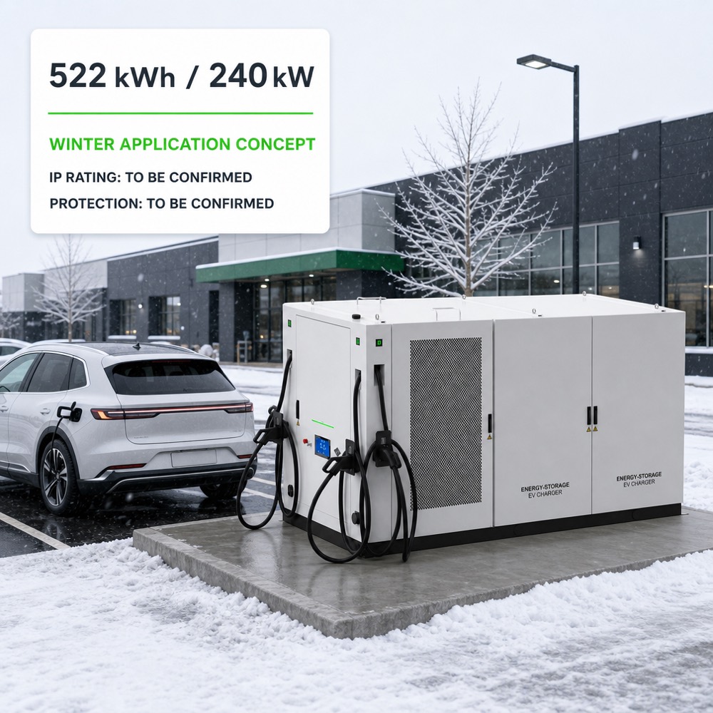 Solar Plus Storage BESS EV Charging Microgrid System India Fleet 120kWh 60kW Wholesale Supply - Outdoor-Rated Durability and Global Certification